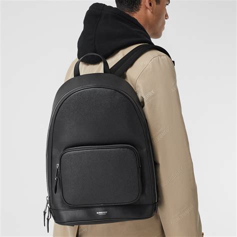 burberry grainy leather backpack|Burberry medium rucksack backpack.